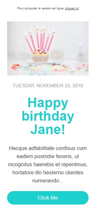 Templates Emailing Celebrate Sarbacane