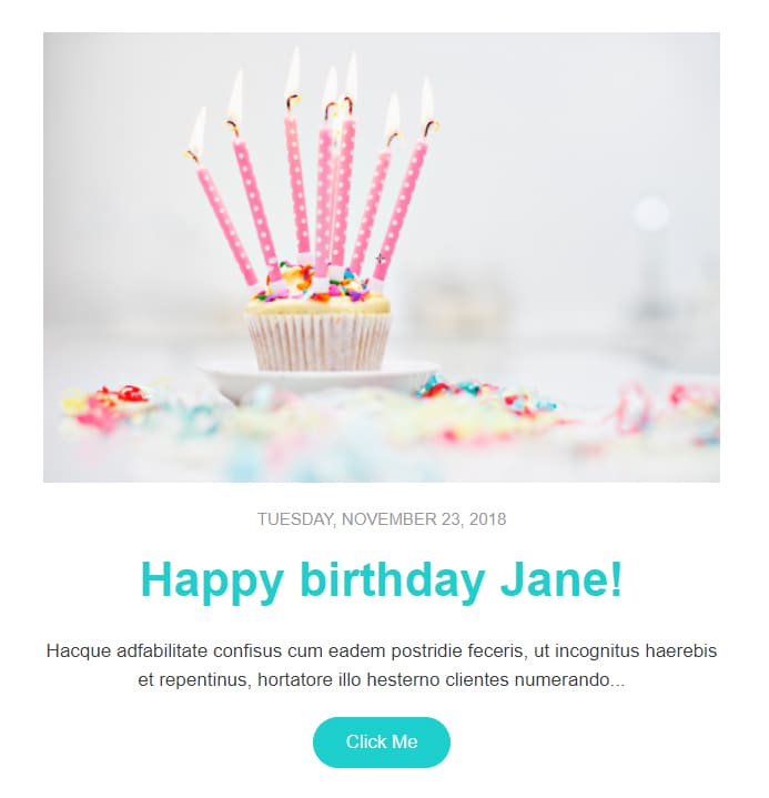 Templates Emailing Celebrate Sarbacane