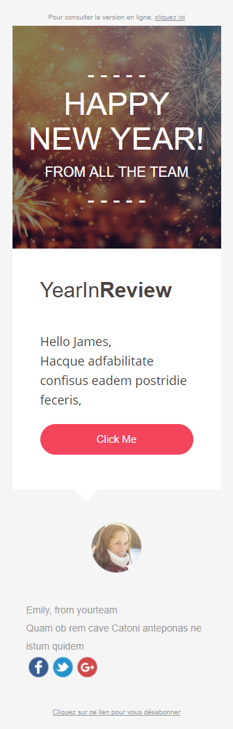 Templates Emailing YearInReview Sarbacane