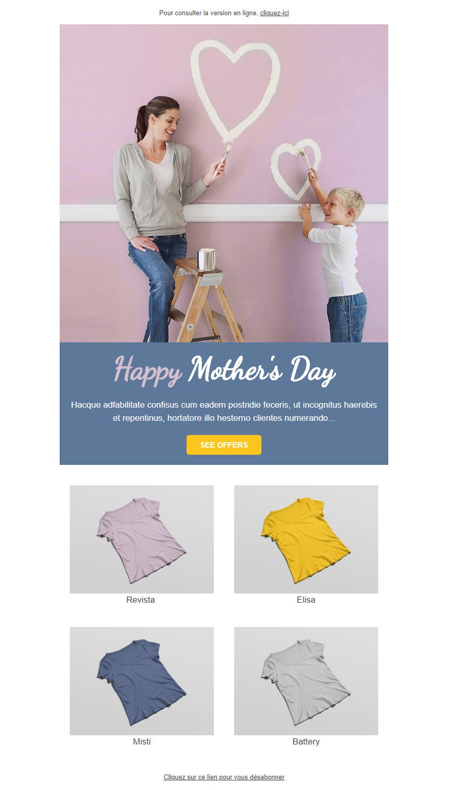 Templates Emailing Happy Mom Sarbacane