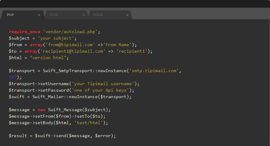 API