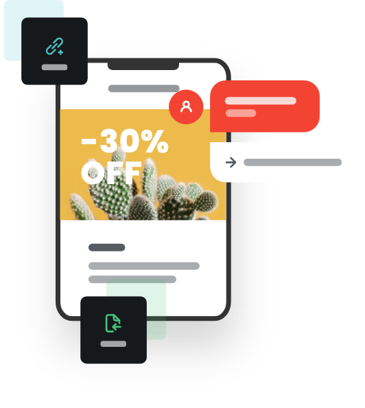 Mobile landing pages