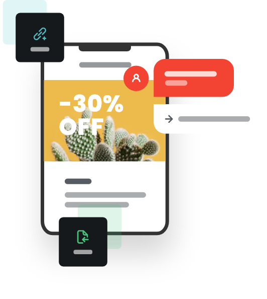 Des landing pages mobile