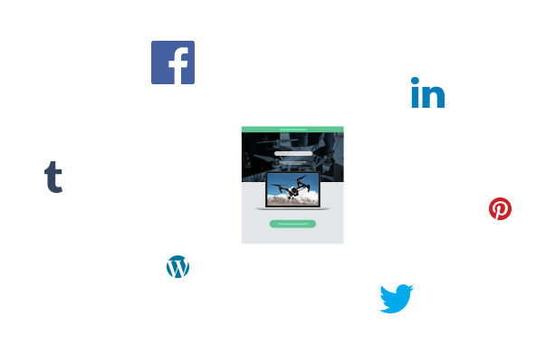 Partage Landing Pages réseaux sociaux