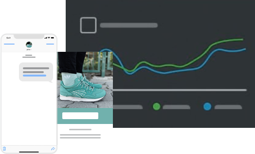 Illustration of SMS campaign statistics analysis