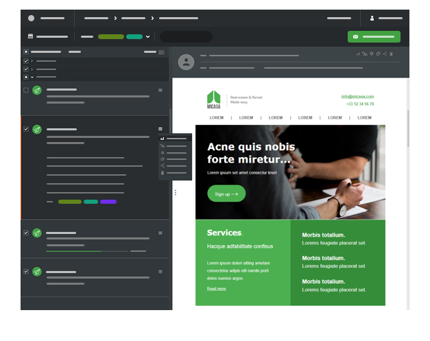 Arguments créer emailing