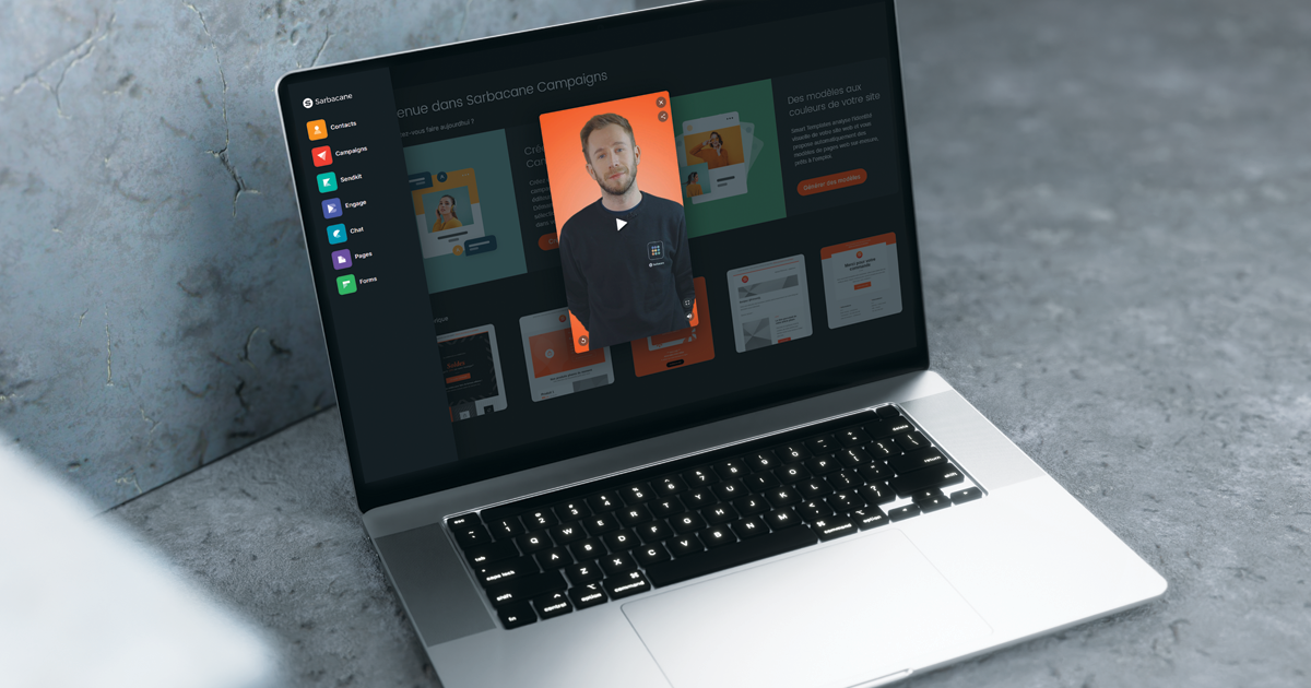visuel application Sarbacane